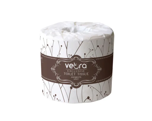 Veora 22811 Luxury Toilet Rolls (3Ply 210Sheets/Roll)