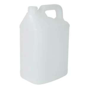 5L Plastic DG Jerry can/Drum/Bottle, Natural with cap