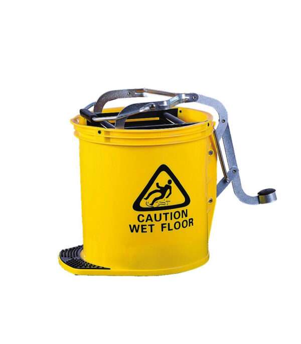 Chemical resistant pedal wring bucket 25L